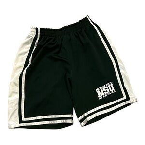 Michigan State Spartans Basketball Shorts Men's Large Green White 8” MSU